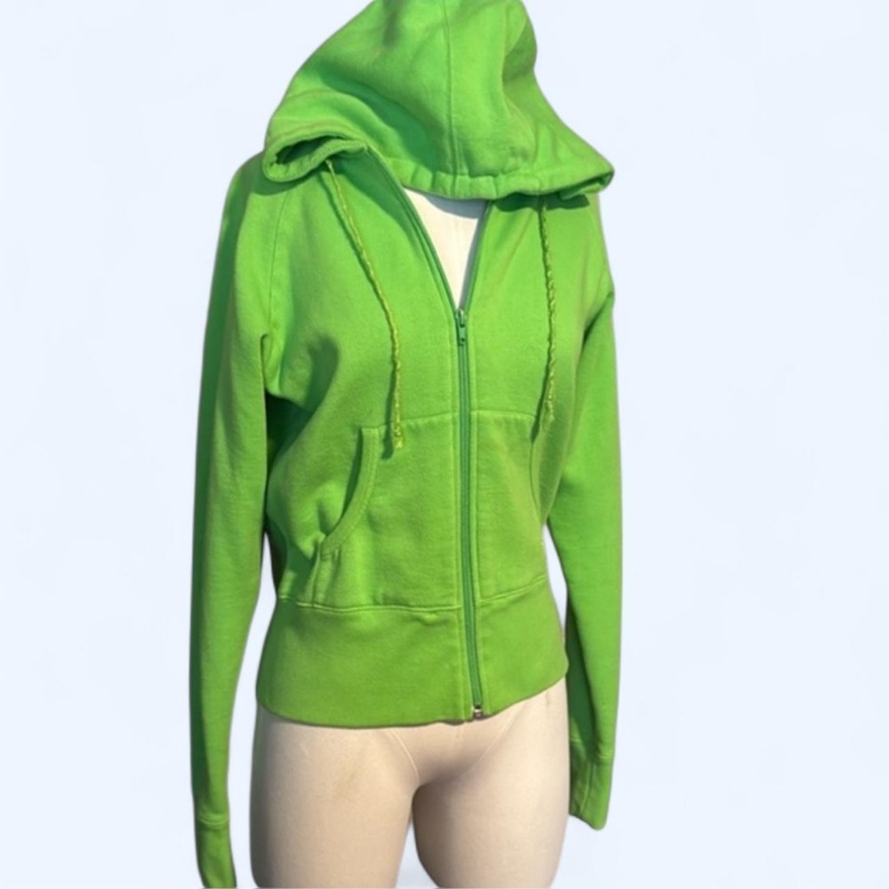 Walls Green Fitted Long Sleeve Hoodie